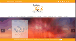 Desktop Screenshot of heikeholz.de